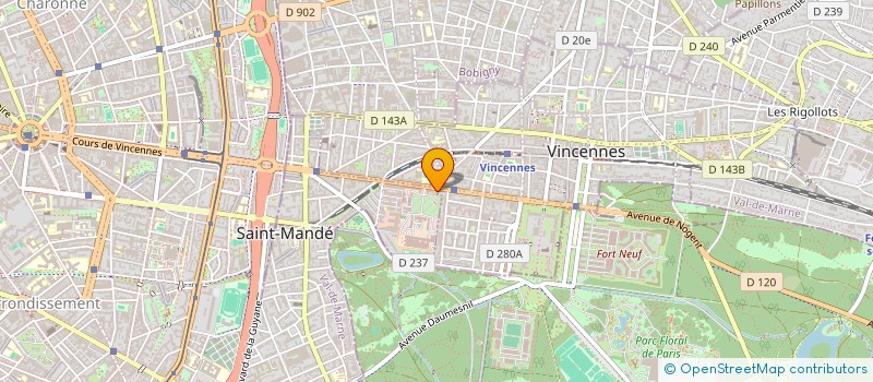 localisation de l'entreprise TORO à SAINT-MANDE