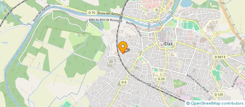 localisation de l'entreprise TORO TOUTI CLUB à DAX