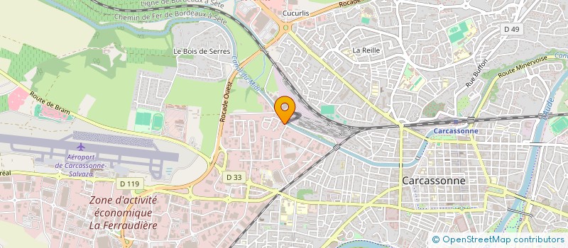 localisation de l'entreprise TOROPROD à CARCASSONNE