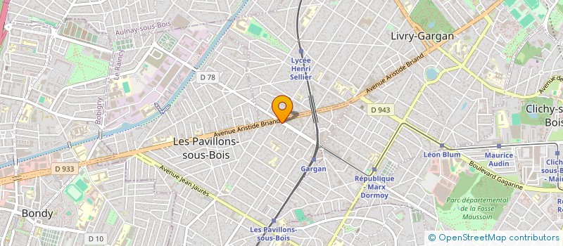 localisation de l'entreprise TOROS à LES PAVILLONS-SOUS-BOIS