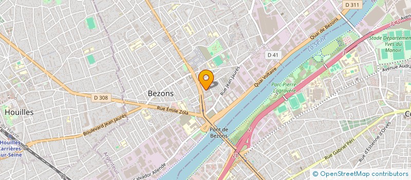 localisation de l'entreprise TOROS à BEZONS