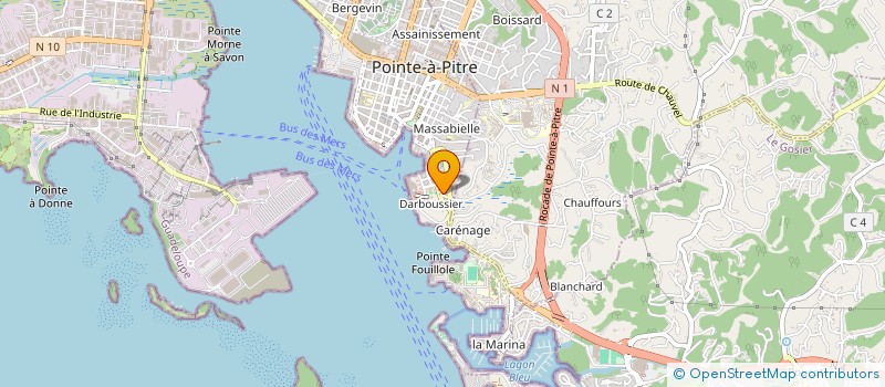 localisation de l'entreprise TORPEDO à POINTE-A-PITRE