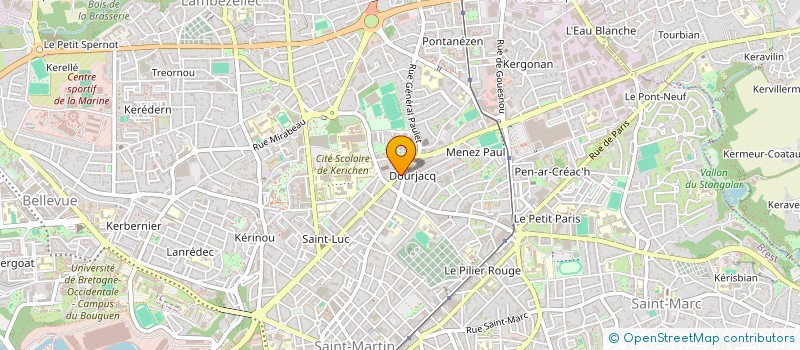 localisation de l'entreprise TORPENN à BREST