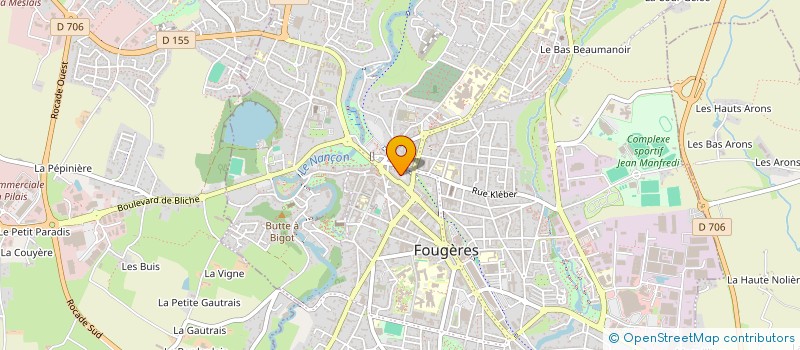 localisation de l'entreprise TORR PENN  FOUGERES