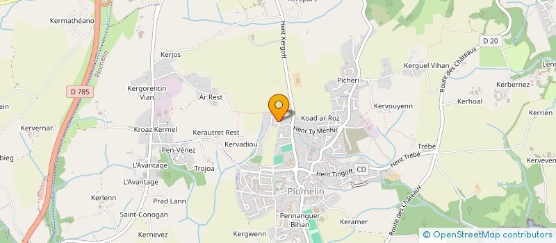 localisation de l'entreprise TORR-PENN PRODUCTION  PLOMELIN