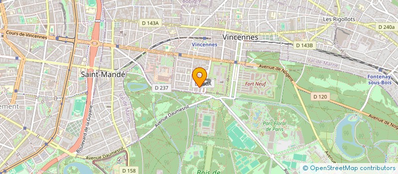 localisation de l'entreprise TORRA-SANCH à VINCENNES