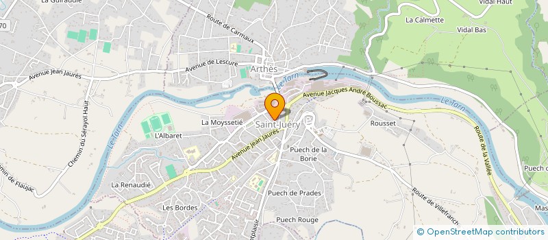 localisation de l'entreprise TORRECILLAS ET FILS à SAINT-JUERY