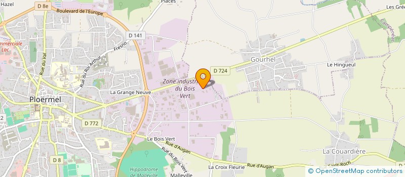 localisation de l'entreprise TORREFACTION DE BROCELIANDE - 'LES CAFES SAINT GILLES' à GOURHEL
