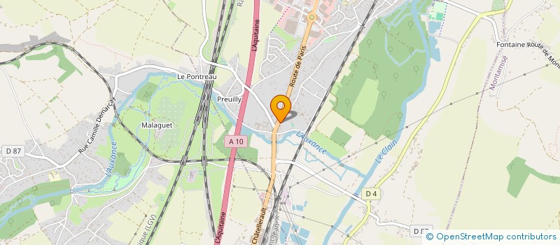 localisation de l'entreprise TORREFACTION DE L'AUXANCE  CHASSENEUIL-DU-POITOU