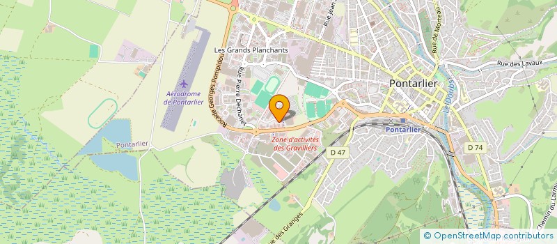 localisation de l'entreprise TORREFACTION DU HAUT DOUBS  PONTARLIER