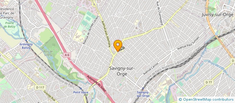 localisation de l'entreprise TORREFACTION DU VAL D'ORGE à SAVIGNY-SUR-ORGE