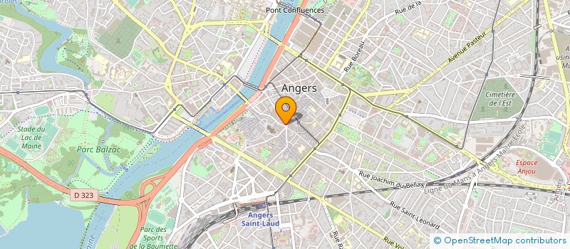 localisation de l'entreprise TORREFACTION LA FEVE D'OR  ANGERS