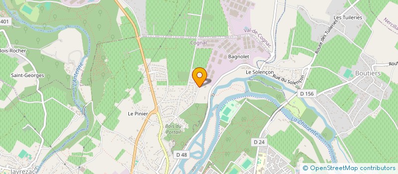 localisation de l'entreprise TORREFACTION MARIGNAN à COGNAC