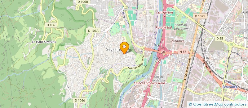 localisation de l'entreprise TORRENTIMMO à SEYSSINS