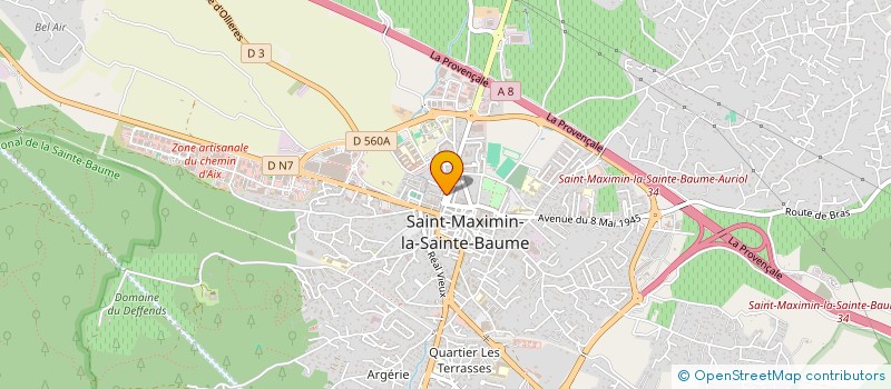localisation de l'entreprise TORRES ARTISAN POSEUR à SAINT-MAXIMIN-LA-SAINTE-BAUME