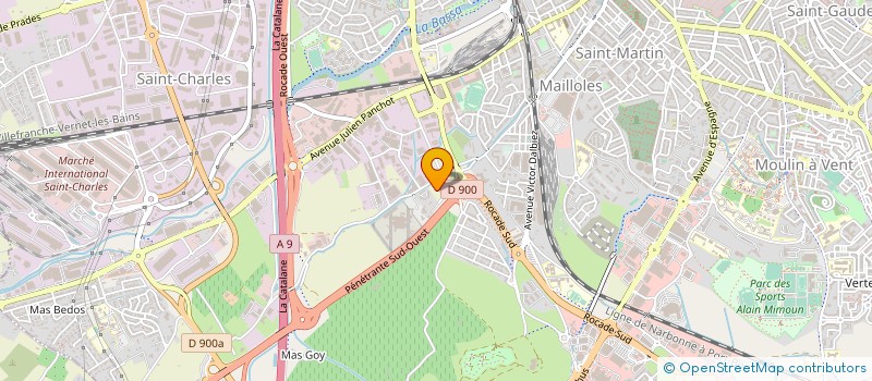 localisation de l'entreprise TORRES CONSTRUCTIONS  PERPIGNAN