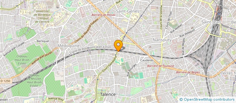 localisation de l'entreprise TORRES FILS ET CIE à TALENCE