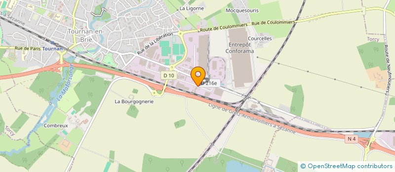 localisation de l'entreprise TORRES GORL  TOURNAN-EN-BRIE