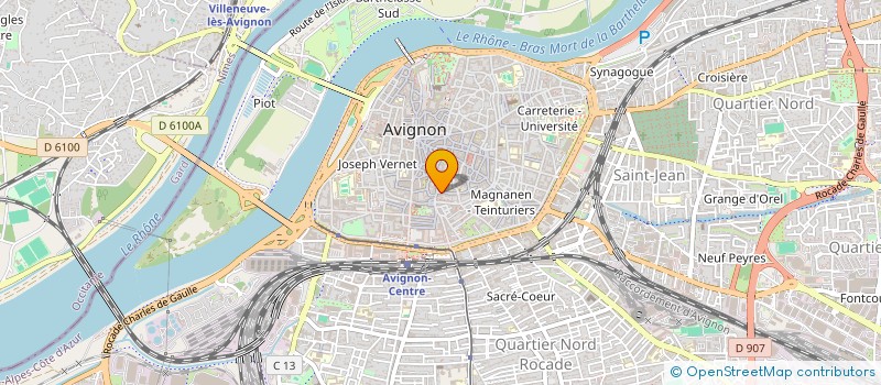 localisation de l'entreprise TORRES / JEAN  AVIGNON