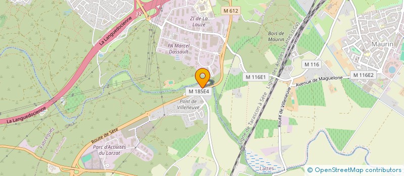 localisation de l'entreprise TORRES OLIVIER ET FILS  VILLENEUVE-LES-MAGUELONE