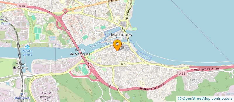localisation de l'entreprise TORRES PEINTURE à MARTIGUES