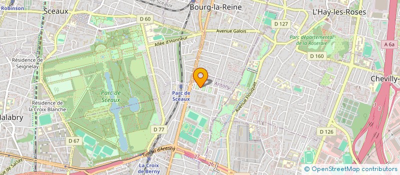 localisation de l'entreprise TORRES PRODUCTIONS à ANTONY