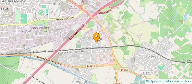 localisation de l'entreprise TORRES TRAVAUX PUBLICS à VILLENEUVE-LES-BEZIERS