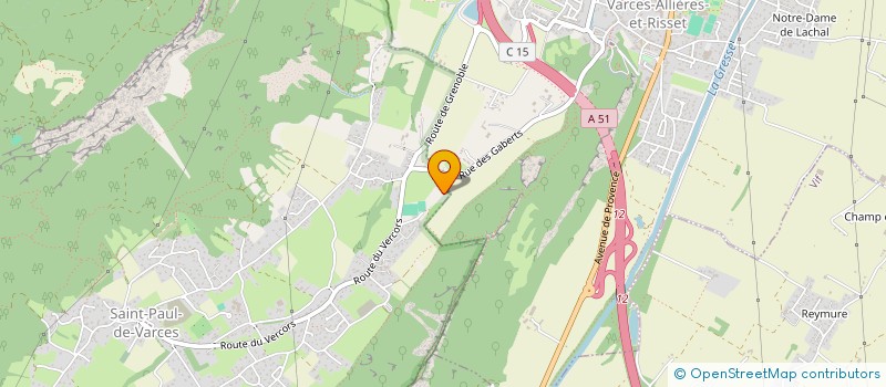 localisation de l'entreprise TORSANI CHARPENTE  SAINT-PAUL-DE-VARCES