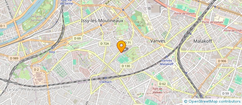 localisation de l'entreprise TORTEBESSE à ISSY-LES-MOULINEAUX