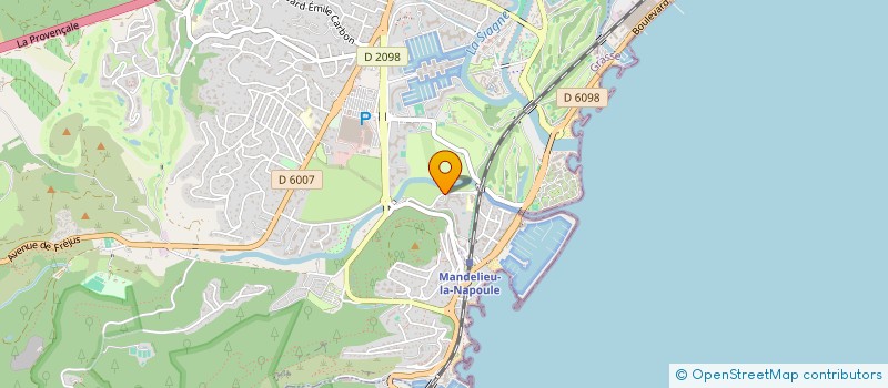 localisation de l'entreprise TORTEL RENOIR à MANDELIEU-LA-NAPOULE