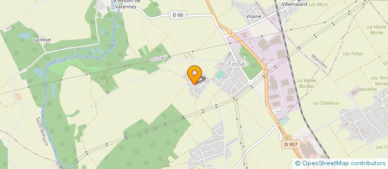 localisation de l'entreprise TORTET - CHASSIER  LA CELLE-SAINT-AVANT