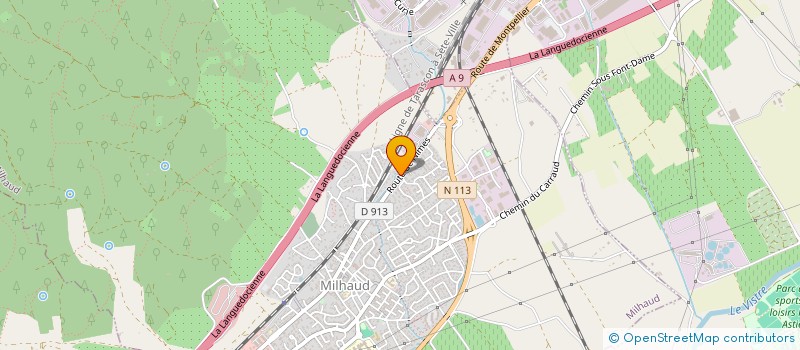 localisation de l'entreprise TORTHE  MILHAUD