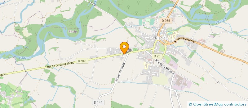 localisation de l'entreprise TORTIGUE N'RJ à RISCLE