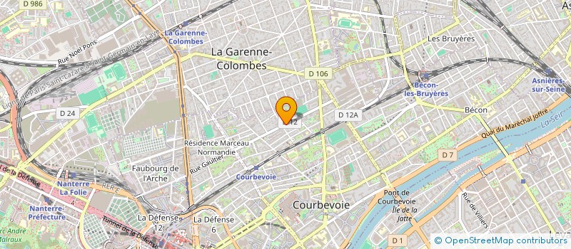 localisation de l'entreprise TORTILLA FLAT RESTAURATION  COURBEVOIE