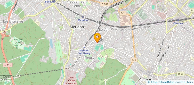 localisation de l'entreprise TORTIPLOUF  MEUDON