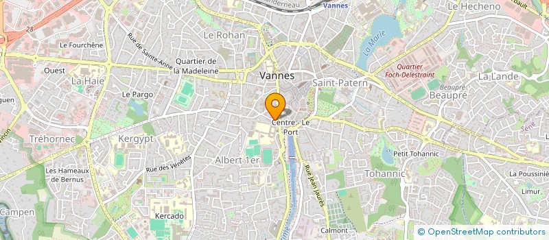 localisation de l'entreprise TORTUGA à VANNES