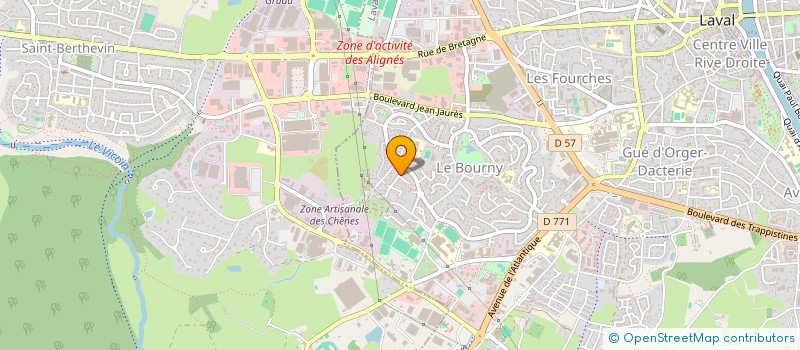 localisation de l'entreprise TORTUGA à LAVAL