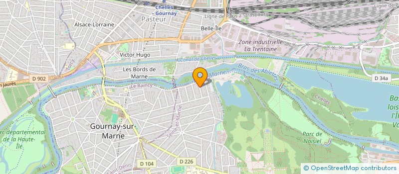 localisation de l'entreprise TORTUGA  CHAMPS-SUR-MARNE