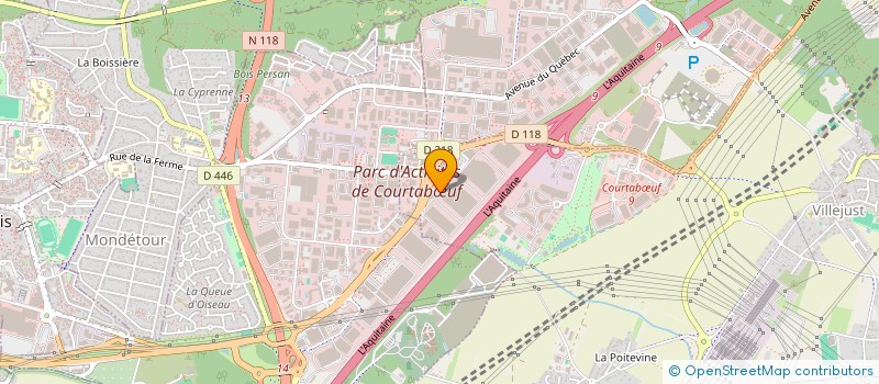 localisation de l'entreprise TORTUGA VILLEJUST  VILLEJUST