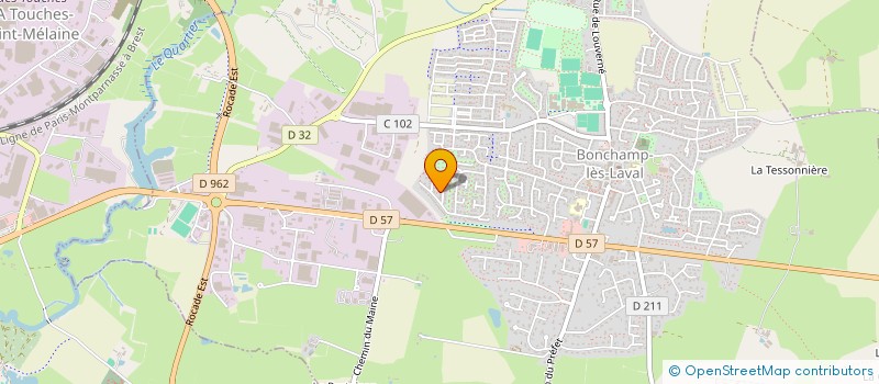 localisation de l'entreprise TORVIC  BONCHAMP-LES-LAVAL