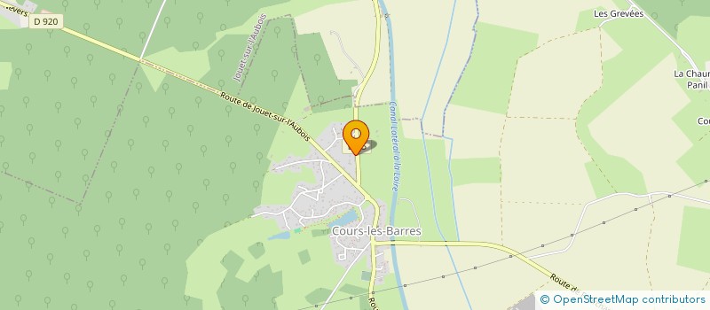 localisation de l'entreprise TOSAPA  COURS-LES-BARRES