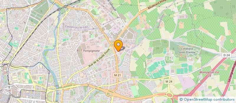 localisation de l'entreprise TOSCA à MONTPELLIER