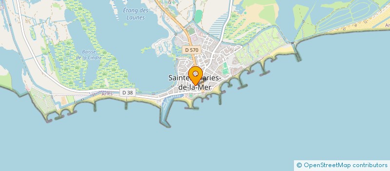 localisation de l'entreprise TOSCA à SAINTES-MARIES-DE-LA-MER
