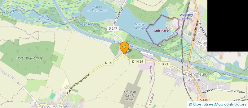 localisation de l'entreprise TOSCA CAUDRY  OISY-LE-VERGER