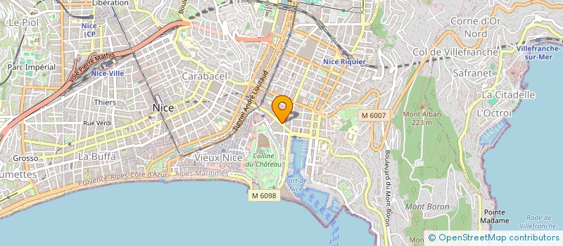 localisation de l'entreprise TOSCA CONSULTANT  NICE
