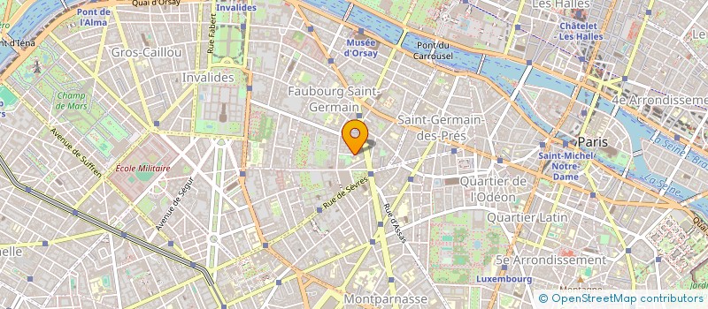 localisation de l'entreprise TOSCA PRODUCTION  PARIS