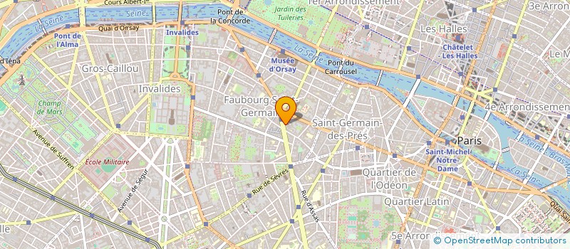 localisation de l'entreprise TOSCANA à PARIS