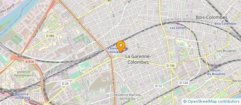 localisation de l'entreprise TOSCANA à LA GARENNE COLOMBES