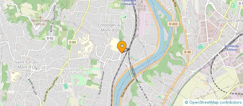localisation de l'entreprise TOSCANE  COLLONGES-AU-MONT-D'OR