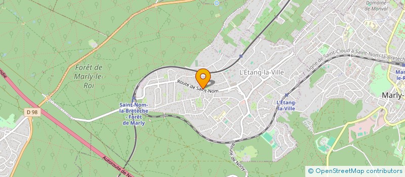 localisation de l'entreprise TOSCANE ADAM'S FAMILY  L'ETANG-LA-VILLE